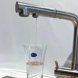 Grifo Mezclador de Cocina de 3 Vías con Doble Manija, Monomando, Extraíble, para Agua Fría y Caliente, con Filtro y Rociador Jet - Product Image 6