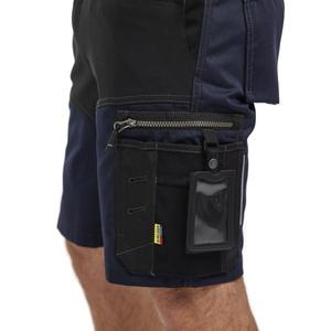 BLAKLADER - 179818608699C60 Pantalones cortos artesanos con elástico Azul marino oscuro/Negro-PANTALÓN DE TRABAJO EAN 7330509881668 PANTALONES CORTOS DE TRABAJO - Product Image 4