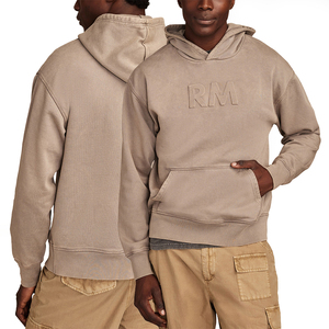 เสื้อฮู้ดดี้ผู้ชาย KingSen รุ่น Heavyweight ผ้าฝ้ายเฟรนช์เทอร์รี่ 100% ทรงหลวม พิมพ์ลายนูน สไตล์สตรีทแวร์ - Product Image 1