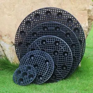 Factory Wholesale Root Control Device Special Chassis Anti Rot Root Round Black Mesh Breathable Seedling Bowl Base 60cm