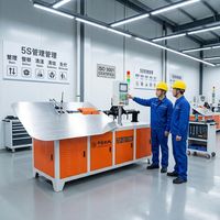 Máquina dobladora de alambre 2D automática CNC multifunción de 3-8mm, nueva condición, máquina moldeadora de alambre de hierro de acero inoxidable, rodamiento de Motor