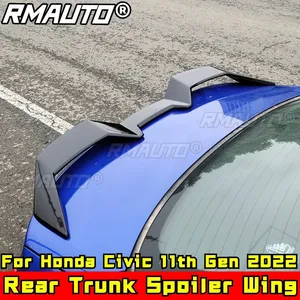 Alerón Trasero de Techo para Honda Civic 11ª Gen 2022, Estilo Europeo, Aspecto de Fibra de Carbono, Accesorios para Auto - Product Image 2