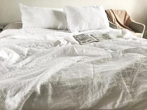 100 tela de <span class=keywords><strong>lino</strong></span> reina rey tamaño sábanas ropa de cama de Hotel funda Nórdica - Product Image 4