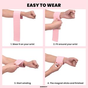 Venta al por mayor de fábrica: Pulseras de silicona para Pilates, brazaletes magnéticos fuertes para brazos y piernas, juego de pesas para tobillos. - Product Image 5