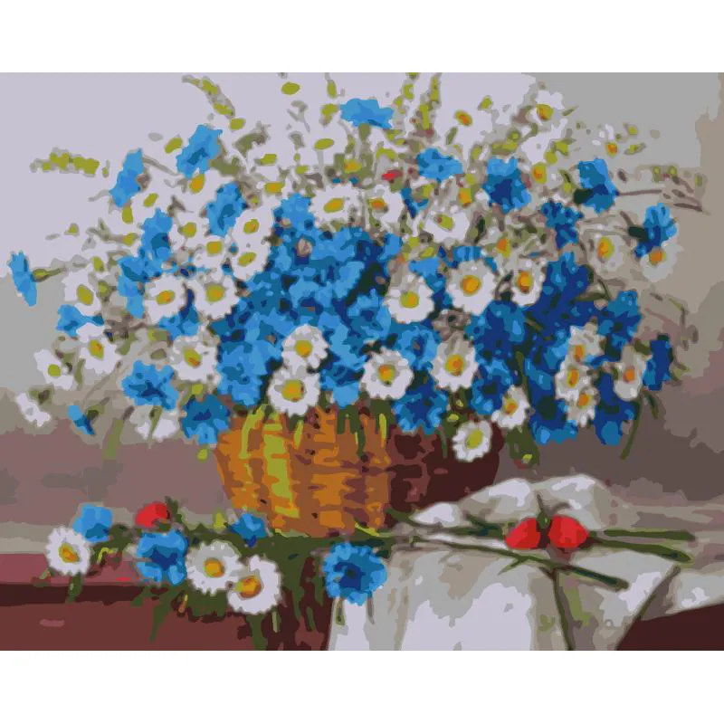 Bán sỉ Acrylic hoa sơn bởi số Bộ dụng cụ sơn dầu Hot Bán Phong Cảnh Sơn dầu