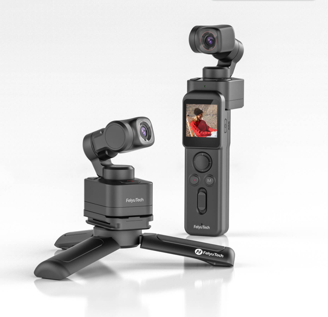 Feiyutech Pocket 3 Action Camera 3-Axis 4k Detachable Gimbal Ai Tracking 180° Panorama Slow Motion Beauty Youtube Tiktok Vlog
