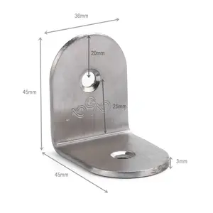 stainless steel 304 corner fastener toilet cubicle accessories