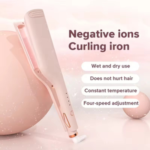 <span class=keywords><strong>Fer</strong></span> <span class=keywords><strong>à</strong></span> <span class=keywords><strong>lisser</strong></span> en céramique <span class=keywords><strong>avec</strong></span> ions négatifs électriques - <span class=keywords><strong>un</strong></span> <span class=keywords><strong>fer</strong></span> <span class=keywords><strong>à</strong></span> friser électrique pour femmes, pour des boucles en forme d'œuf - Product Image 1