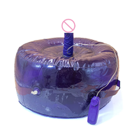 Silla Sexual Inflable con Dildo y Vibrador, Cojín Erótico para Adultos, Cojín Divertido, Juguete Sexual