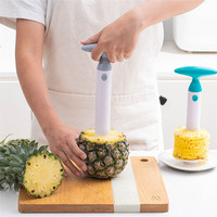 Multifunctionele ananassnijder van plastic, handmatige ananasontpitter, fruit snijgereedschap, keuken gadget