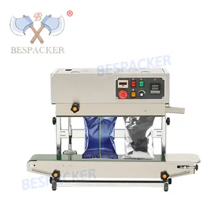 Bespacker FR-880 Vertical Stainless Steel Counting Continuous Plastic Film Bags Band Sealer Heat Sealing Machines