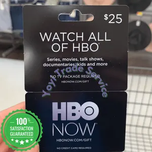 Thẻ Quà Tặng HBO có thể tính phí cho tài khoản HBO Max tối đa 3 tháng cho đăng ký 1 năm châu Âu nam amercia