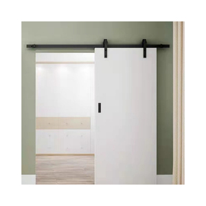 <span class=keywords><strong>Porte</strong></span> coulissante <span class=keywords><strong>de</strong></span> grange verticale sans cadre moderne à succès avec <span class=keywords><strong>kit</strong></span> <span class=keywords><strong>de</strong></span> quincaillerie et accessoires pour l'intérieur des maisons - Product Image 1