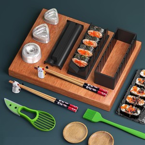 <span class=keywords><strong>Sushi</strong></span> Maker chef cuchillo <span class=keywords><strong>sushi</strong></span> roll Mat palillo soporte salsa platos <span class=keywords><strong>completo</strong></span> principiante <span class=keywords><strong>sushi</strong></span> hacer <span class=keywords><strong>Kit</strong></span> - Product Image 2