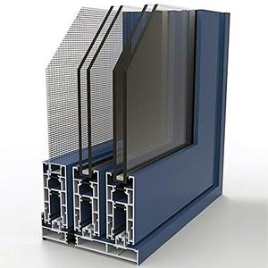 Nhà sản xuất khung hợp kim nhôm dày màn hình thép không gỉ lưới kính cường lực cửa sổ cửa sổ lăn - Product Image 3