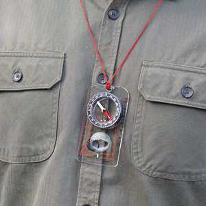 Compass Navigation <b>Map</b> Reading Scouts Camping Hiking Scale Ruler Outdoor Orienteering Tools - Product Image 6