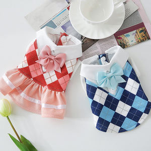 Fashion Customized Summer Cat Print Breathable <strong>Dog</strong> <strong>Dressing</strong> <strong>Gown</strong> Party Washable Cat Print <strong>Dog</strong> Party Fancy Dresses - Product Image 1