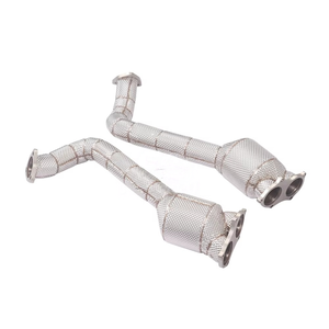 Tubo de Escape de Acero Inoxidable SS304 con Protector Térmico para Porsche 718 GT4 <span class=keywords><strong>GTS</strong></span> 2023-2025 <span class=keywords><strong>4</strong></span>.0L, Turbo de Alto Flujo para Mejora de Potencia - Product Image 1