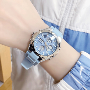 Reloj Digital Multifuncional Luminoso Deportivo y Moderno con Caja de Acero Inoxidable y Batería de Larga Duración para Mujeres Jóvenes y Chicas - Product Image 5