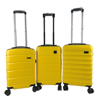 Bagages de voyage tendance de haute qualité Ensemble de sacs à roulettes ABS avec logo personnalisé Ensemble de valises colorées de grande capacité