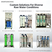 Système de purification d'eau par osmose inverse automatique 200L/H avec pompe, système de traitement d'eau industrielle pour la production d'eau pure