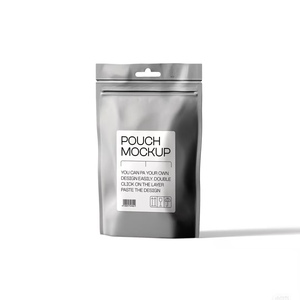 Sacs en plastique bleus de qualité alimentaire imprimés sur mesure Emballage de fruits Pochette debout à fermeture éclair Sacs résistants à l'humidité et à l'odeur avec votre logo - Product Image 4