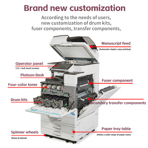 Tùy chỉnh phiên bản RICOH IMC 4500 văn phòng MPS Máy Photocopy sản xuất A4 Max giấy kích thước mới cho văn phòng sử dụng - Product Image 3