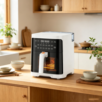 Freidora de Aire Multifuncional Anbolife de 5.7L, 1400W, Control Digital de 80 a 200 Grados, Freidora de Aire Doméstica, OEM ODM