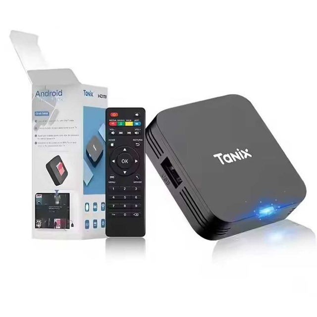 OEM ODM Custom Android TV Box Manufacturer Ultra-Mini 4K Smart Set Top Box with Logo Packaging