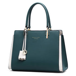 Sacs fourre-tout décontractés de luxe pour femmes en cuir véritable avec fermeture éclair, imperméables, grande capacité, doublure en polyester, modèle unique - Product Image 3