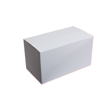 Boîte de fosse pliante en carton ondulé à trois couches carrée blanche personnalisable Dossier d'emballage en carton de forme personnalisée produit en usine