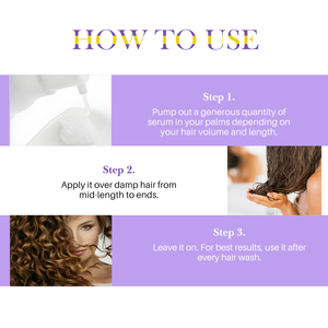 Aceite de coco personalizado Sleek & Shine Anti-Frizz Suero para el cuidado del cabello para controlar el frizz y alisar el cabello Suero de seda - Product Image 4