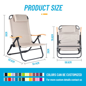 كراسي شاطئ قابلة للطي مع حقيبة ظهر محمولة قابلة للتعديل ومطبوعة حسب الطلب - Product Image 5