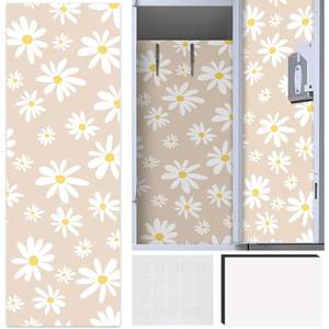 Casier à papier peint de marguerite élégante de couleur bricolage personnalisé décor magnétique amovible pour l'école et le bureau - Product Image 6