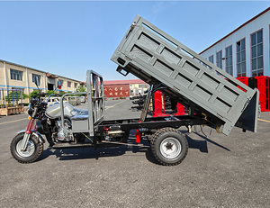 Tricycle cargo bleu à 3 roues avec benne hydraulique pour transport lourd - Product Image 5
