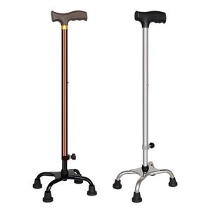 Bastón de Aluminio Médico Telescópico Ajustable en Altura para Rehabilitación de Ancianos, Ayuda para Caminar, Antideslizante - Product Image 2