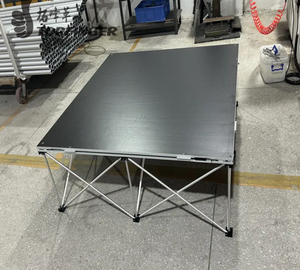 Superventas de alta calidad, plataforma de escenario plegable portátil para exteriores, plataforma de escenario de aluminio, escenario de espectáculo móvil - Product Image 2