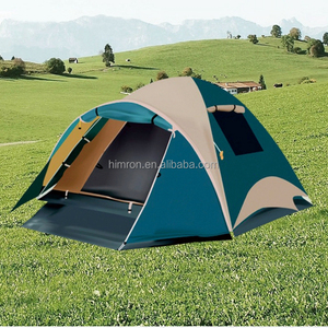 Tenda da Campeggio per 4-5 Persone <span class=keywords><strong>in</strong></span> Poliestere a Doppio Strato Impermeabile con Una Camera da Letto e Un Soggiorno per Viaggi all'Aperto - Product Image 2