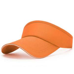 Gorra de Visera Deportiva con Logotipo Bordado Personalizado, de Secado Rápido, Ala Ancha, Transpirable, de Algodón, para Golf y Running - Product Image 1