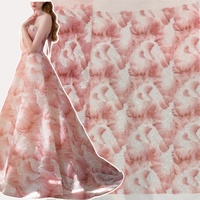 Tissu de dentelle française en tulle perlé de haute qualité avec des paillettes pour les fêtes de mariage
