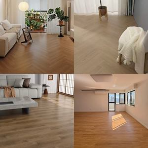 <span class=keywords><strong>Planche</strong></span> de vinyle SPC confortable de 5 mm avec sous-couche intégrée, imperméable et ignifuge, garantie de 5 ans, installation par clic, design moderne - Product Image 2