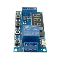 Module de relais avec déclencheur de coupure de courant, circuit de temporisation cyclique, interrupteur, matériau FR-4, couleur bleue, carte PCB et PCBA