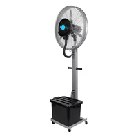 Ventilateur de refroidissement industriel à brouillard d'eau 260W Ventilateur extérieur étanche pour le refroidissement de l'air à usage industriel