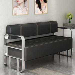 Sofá de espera para salón de belleza, sillón largo, sofá multiplaza, precio de fábrica al por mayor - Product Image 4