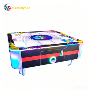 Table de hockey sur air en métal et fibre de verre pour 4 joueurs, machine de jeu d'arcade à prix d'usine pour le divertissement - Product Image 3