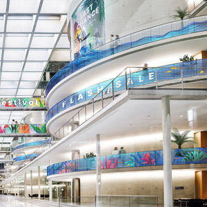 Top mesh panel <b>window</b> outdoor mesh stock market glass film transparent glass <b>screen</b> light-emitting diode display flexible - Product Image 3