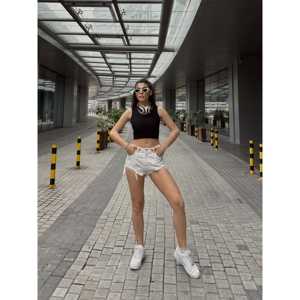 เสื้อครอปแขนยาวผ้าโพลีเอสเตอร์ระบายอากาศได้ดีสำหรับผู้หญิง ยี่ห้อ U Yaka - Product Image 3