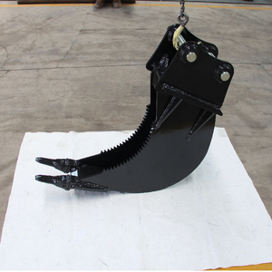 Godet d'excavatrice de type banane avec dents, largeurs 150mm, 200mm, 250mm, 300mm pour <span class=keywords><strong>mini</strong></span>-excavatrice de 1 à 5 tonnes - Product Image 5
