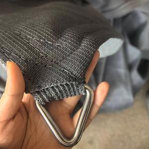 Toldo de Sombra para Bloquear los Rayos UV del Sol, 4x4M, 300GSM, Tela de Sombra Gris - Product Image 2