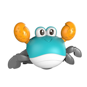 AIdisheng Cute Summer Beach Wind up <strong>Crawling</strong> <strong>Crab</strong> <strong>Toy</strong> Walking Moving Bath <strong>Toy</strong> Sensing Escape <strong>Crawling</strong> <strong>Crab</strong> Baby <strong>Toys</strong> for Gift - Product Image 1